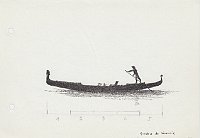 458 Gondola di Venezia - lo scafo e' in acqua per soli tre quinti 